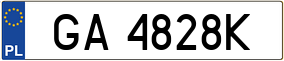 Truck License Plate